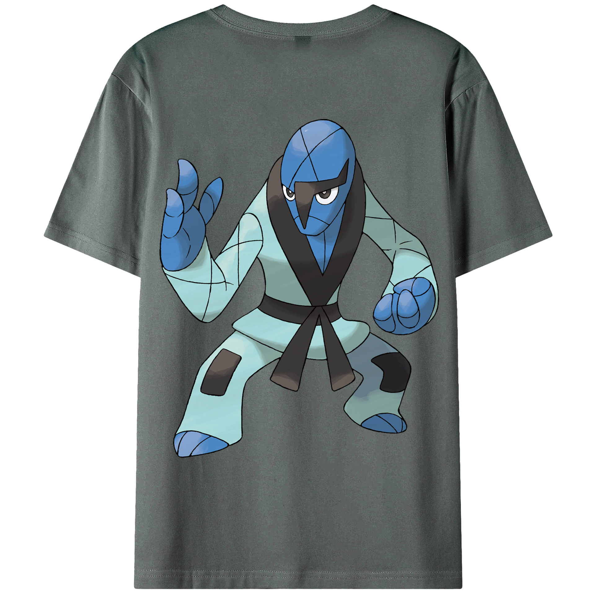 （画像用） ポケットモンスター Pokémon 綿100％ メンズ半袖Tシャツ（バックプリント） 通気性